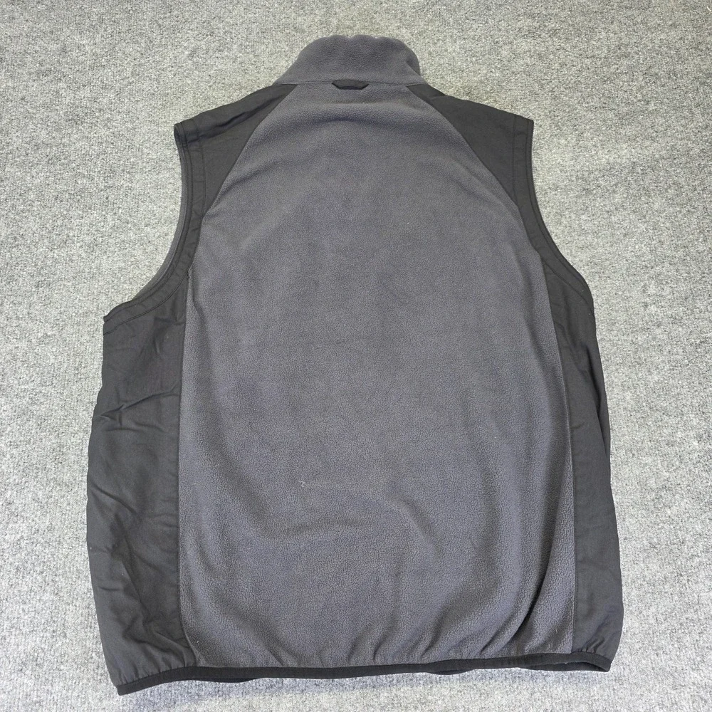 Vintage Oakley Software Fleece Vest Gray Men's Size Extra Large Y2K